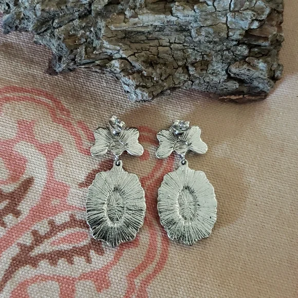 Turquoise Earrings. Western Country Cowgirl Cowboy Horse Rodeo Festival Flower - Picture 8 of 11